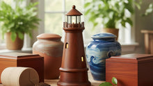 Cremation Urn Materials & Styles Guide: What Can Be Buried, Plus Ceramic, Wood, and “Lighthouse” Designs - Funeral.com, Inc.