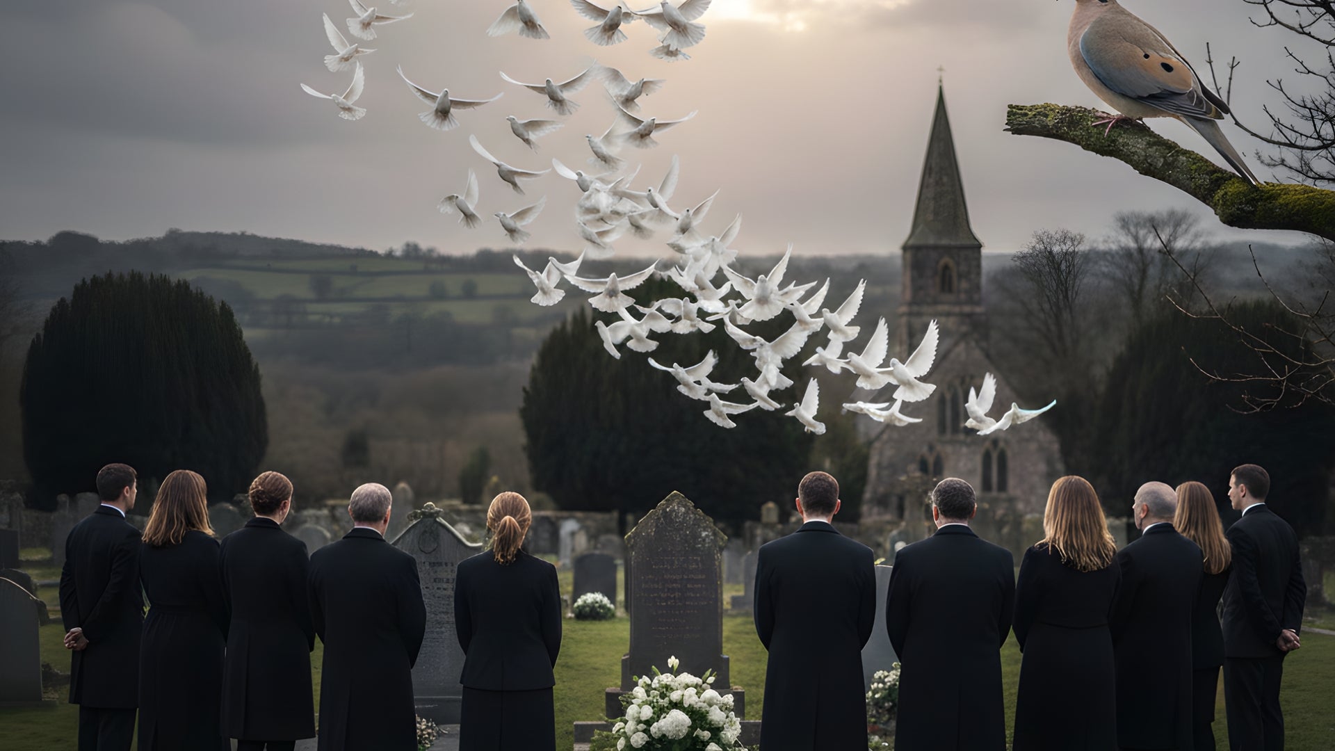 Dove Meaning at Funerals: White Dove Releases, Mourning Doves, and Sym