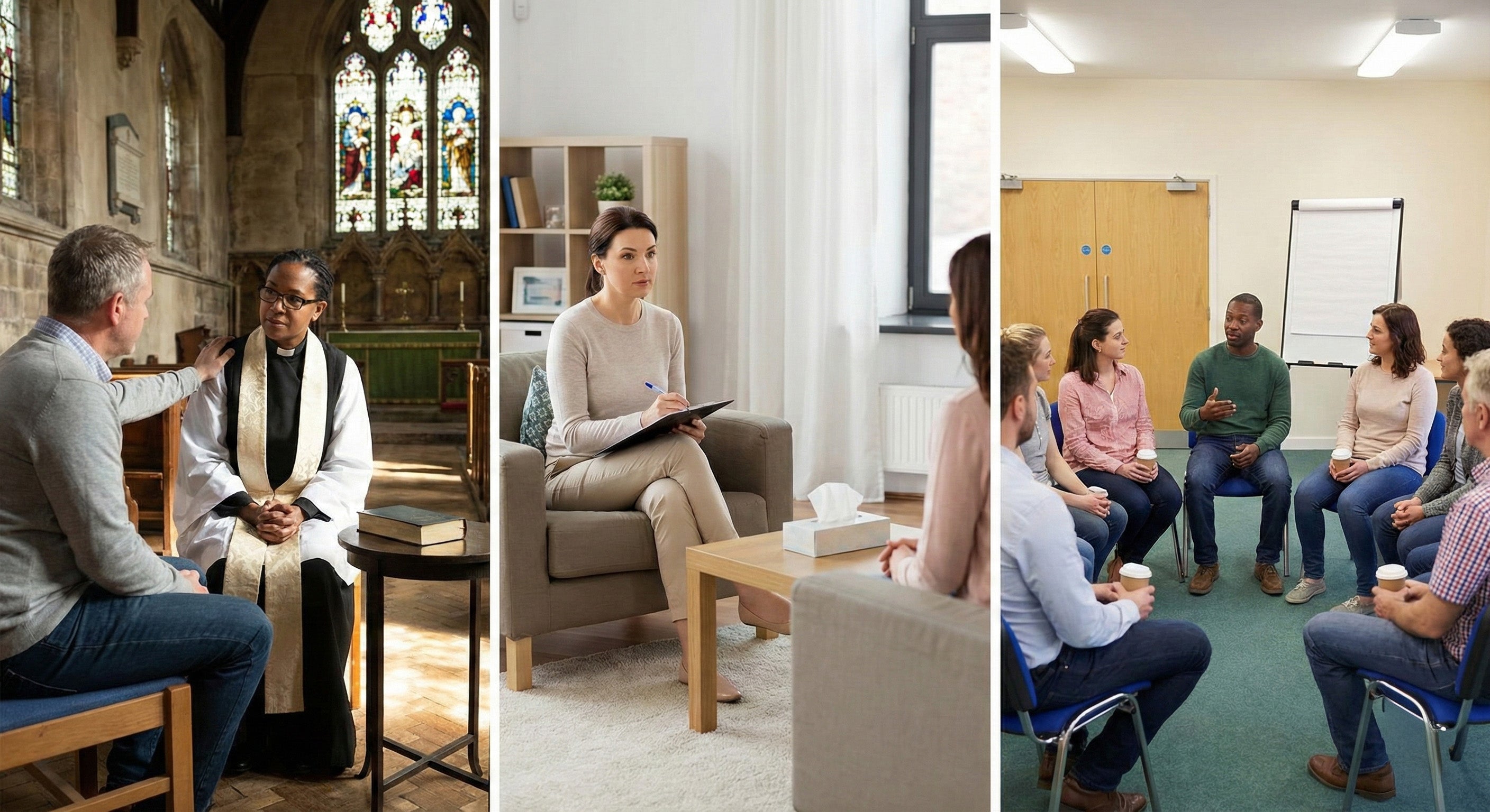 Help Vs Support.pdf Faith Leaders vs Therapists vs Support Groups: How Each Can Help in Yo ...