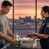 Flying or Shipping Ashes From North Dakota (2026): TSA Rules, USPS Shipping & Major Airports - Funeral.com, Inc.