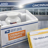 Flying or Shipping Ashes From Ohio (2026): TSA Rules, USPS Shipping & Major Airports - Funeral.com, Inc.
