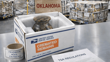 Flying or Shipping Ashes From Oklahoma (2026): TSA Rules, USPS Shipping, and Major Airports - Funeral.com, Inc.
