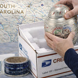 Flying or Shipping Ashes From South Carolina (2026): TSA Rules, USPS Shipping & Major Airports - Funeral.com, Inc.