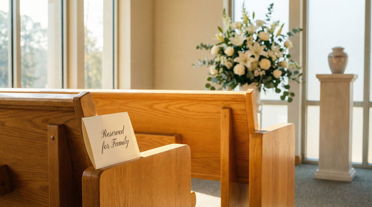 Funeral Seating Etiquette for Immediate Family Where to Sit and Proce