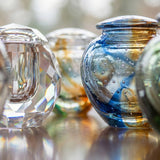 Glass Cremation Urns for Ashes: Crystal Styles, Art Glass Designs, Pros/Cons, and Care Tips