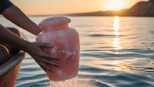 Himalayan Salt Urns: How They Dissolve, Float Time, and Sea Scattering Tips - Funeral.com, Inc.