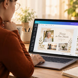 How to Make a Digital Memorial Scrapbook in Canva: Templates, Printing, and Sharing