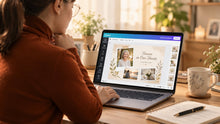 How to Make a Digital Memorial Scrapbook in Canva: Templates, Printing, and Sharing