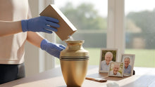 How to Transfer Ashes from a Temporary Box to a Permanent Urn (Safely) - Funeral.com, Inc.