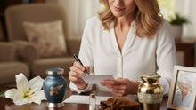How to Write a Note to Include With Keepsake Urns: Gentle Phrasing - Funeral.com, Inc.