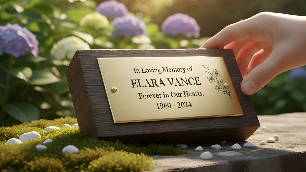 Sample Plaque Inscriptions Memorial Plaque Wording: Short, Beautiful Inscriptions + Layout Tips ...