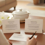 Funeral Thank You Note Guide & Memorial Urn Selection