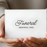 Guide to Thoughtful Funeral Memorial Cards