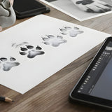 How to Create a Clean Paw Print Tattoo Stencil