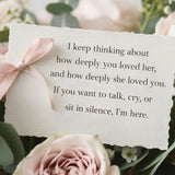 Meaningful Sympathy Messages & Memorial Gifts