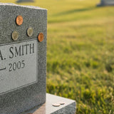 The Meaning Behind Coins and Tokens on Graves