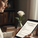 Short Obituary Template: A Fill-In Format That Sounds Human