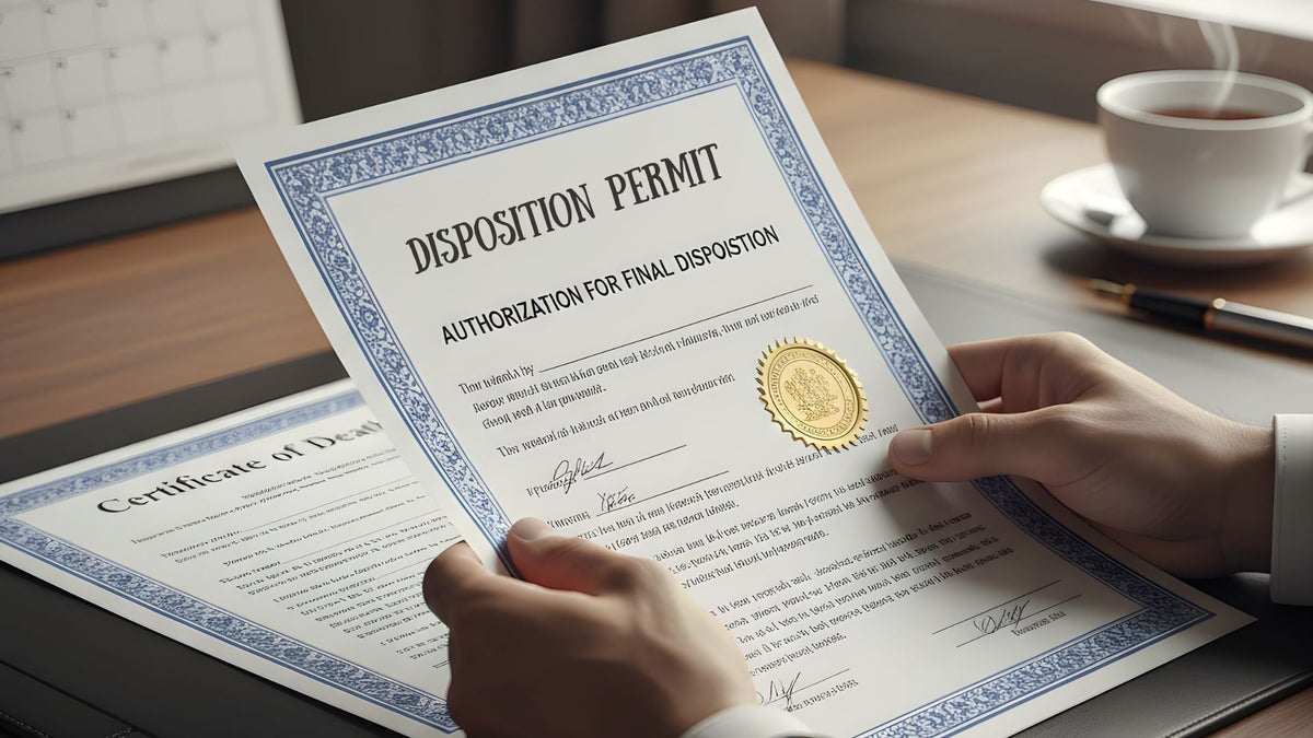 Disposition Signed Examples What Is a Disposition Permit and Why It Matters | Funeral.com, Inc.