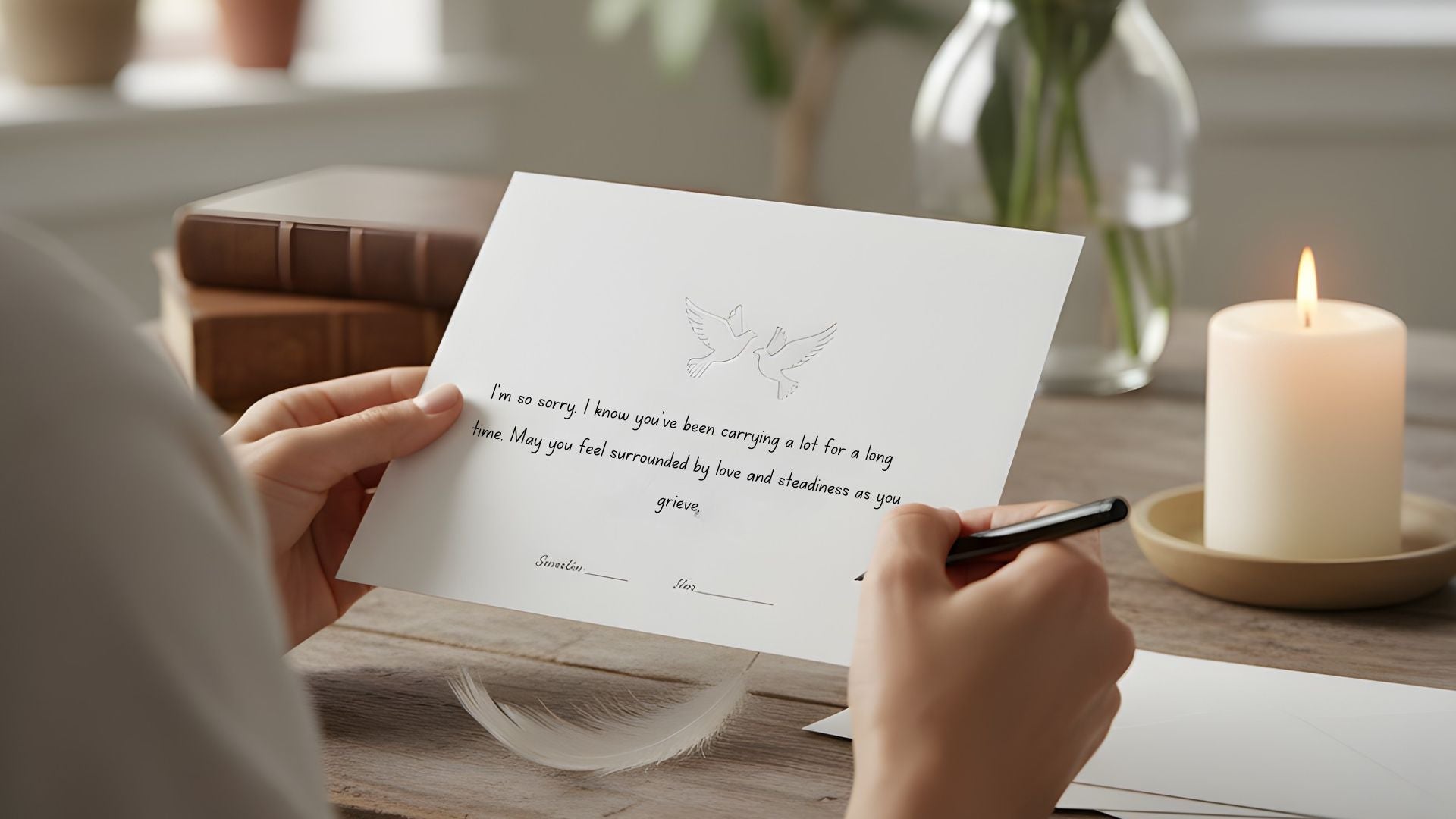 What to Write in a Sympathy Card: Examples, Etiquette Tips, and Short ...