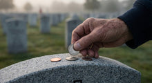 Why People Leave Coins on Military Headstones: Penny, Nickel, Dime, and Quarter Meanings - Funeral.com, Inc.