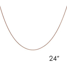 24" Rose Gold Chain - Funeral.com, Inc.