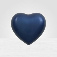 Amorette Sky Blue Heart Pet Urn