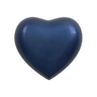 Amorette Sky Blue Heart Pet Urn