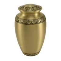 Athena Adult Honey Gold Brass Urn