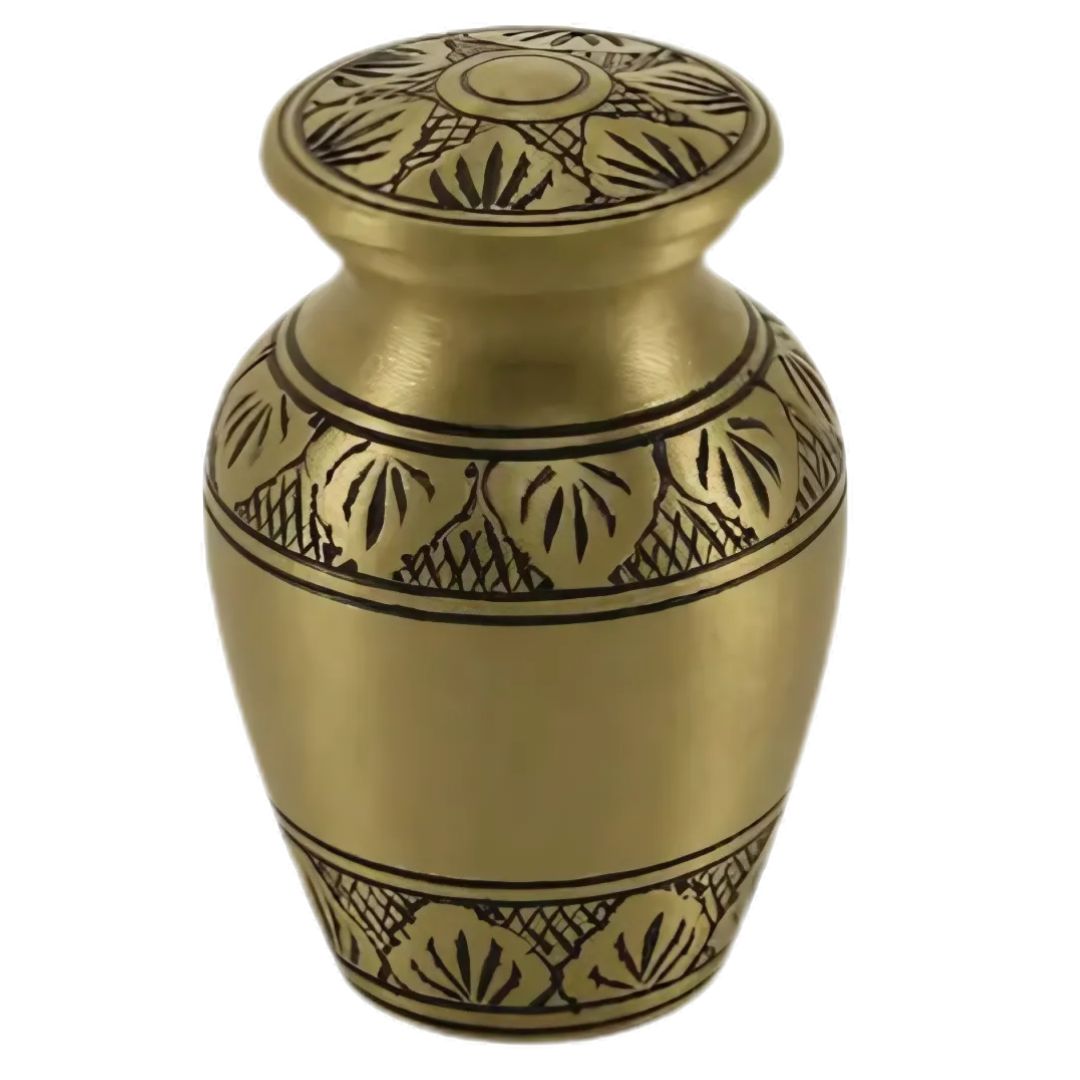 Athena Honey Gold Brass Keepsake