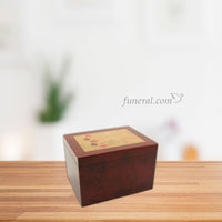 Autumn Leaves Adult Memory Chest MDF Urn