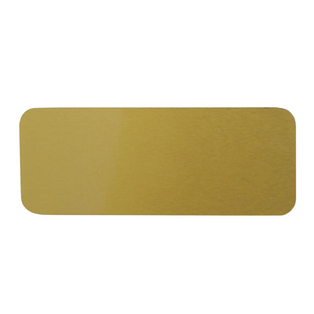 Brass Plate Large Metal Alloy Accessories - Empty Brass Plate