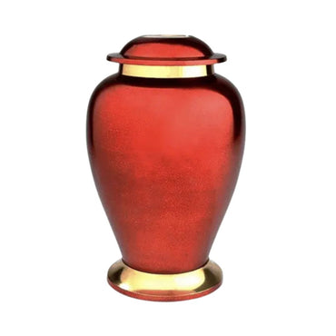 Cardinal Adult Red Brass Urn