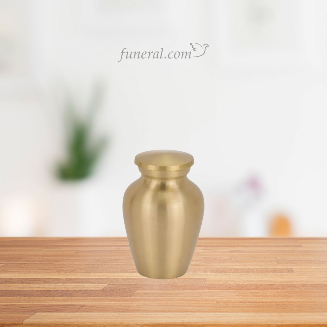 Classic Bronze Keepsake with Background