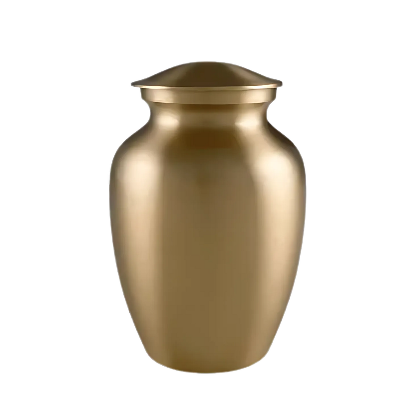 Classic Medium Bronze Gold Stainless Steel Urn High-Resolution Image