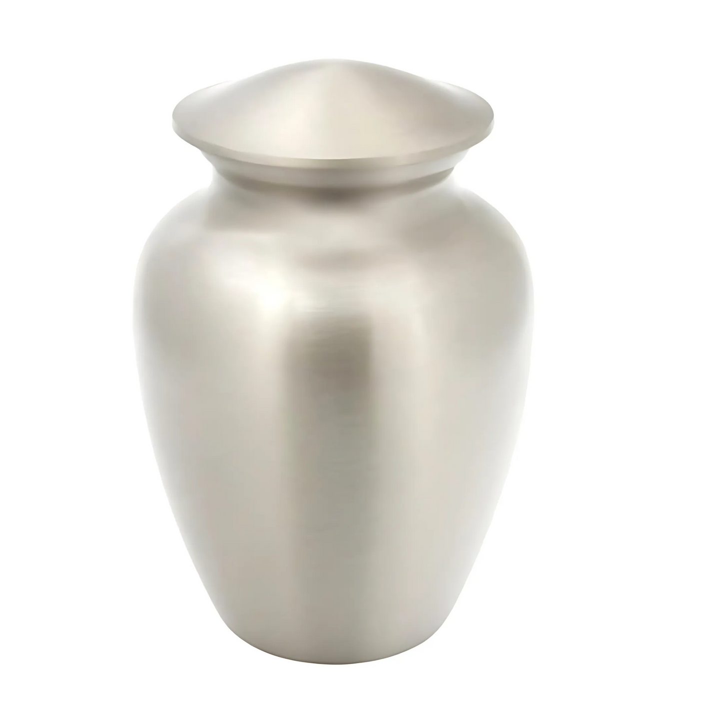 Classic Medium Pewter Gloss Stainless Steel Urn High-Resolution Image