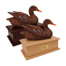 Female Wild Mallard Duck Decoy Figurine Extra Large Pet Urn