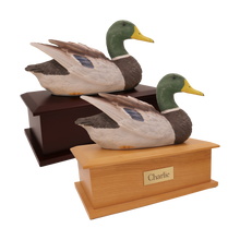 Male Wild Mallard Duck Decoy Figurine Extra Large Pet Urn