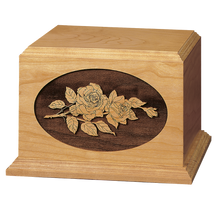 Rose Wooden Cremation Urn