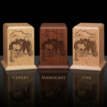 Elk Wooden Cremation Urn