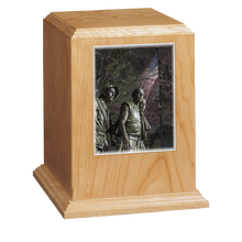 Vietnam Memorial Statue Texture Color Printing Cremation Urn