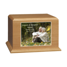 Premier Photo Wooden Companion Cremation Urn