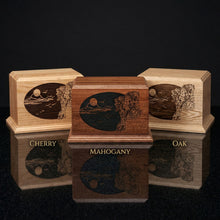 Old Man of the Mountain Wooden Cremation Urn