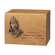 Create-An-Urn with Praying Hands Cremation Urn