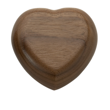 Heart-Shaped HeartFelt Wooden Keepsake Urn