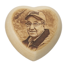 HeartFelt Keepsake Custom Photo Wooden Cremation Urn