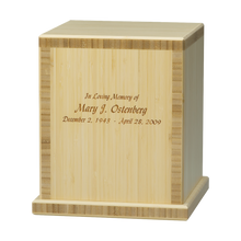 Natural Bamboo Cremation Urn