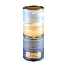 Nature’s Sunset Scattering Tube Cremation Urn with Brass Engraving Plate
