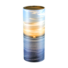 Nature’s Sunset Scattering Tube Cremation Urn with Brass Engraving Plate