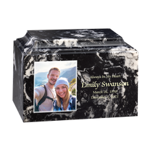 Cultured Marble Custom Color Photo Cremation Urn