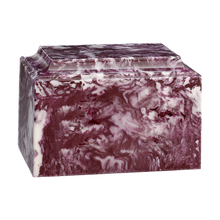 Merlot Cultured Marble Custom Color Photo Cremation Urn